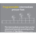 Máquina de coser de plantilla inteligente programable